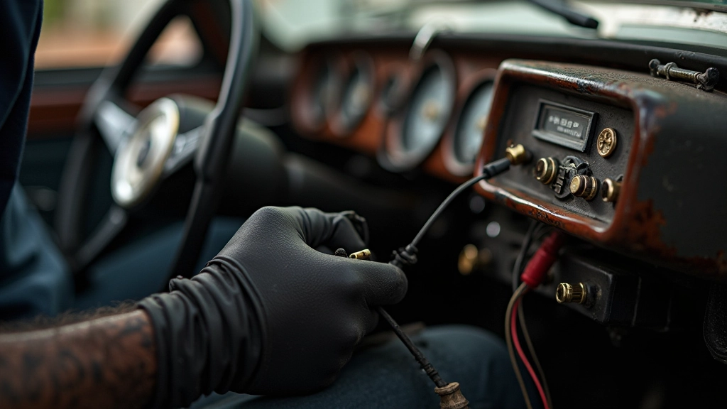 Auto elektrisüsteemide restaureerimine — juhtmestik, lülitid ja originaalsed komponendid